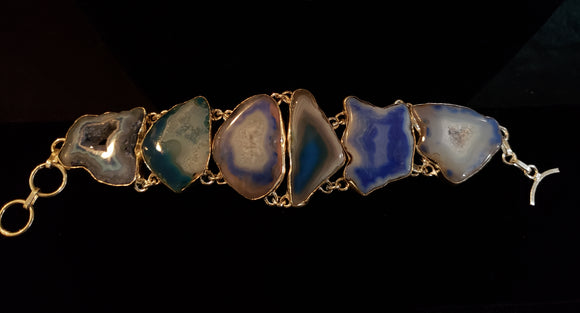 Stunning Mediterranean Blue Stone Bracelet