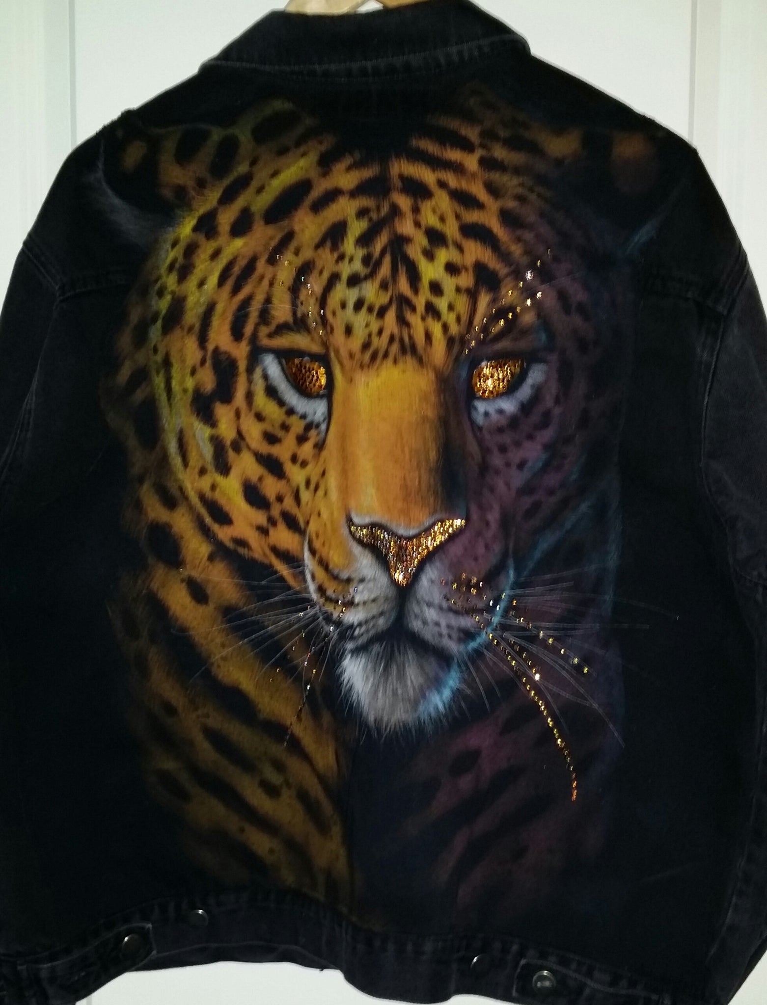 Custom Crystal Tiger Print Jacket – Stoned Out Jewelry