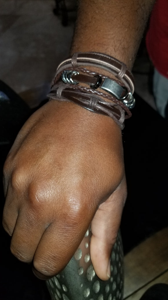 Men's leather Bracelet