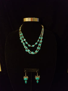 Precious Natural Turquoise Set